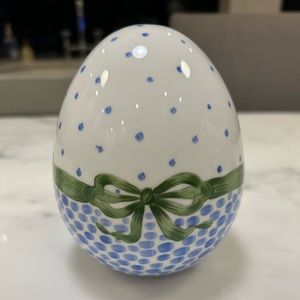 Porcelain Springtime Egg! Handpainted in the US